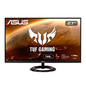 ASUS TUF Gaming 27 1080P Monitor (VG279Q1R) - Full HD, IPS, 144Hz, 1ms, Extreme Low Motion Blur, for $199