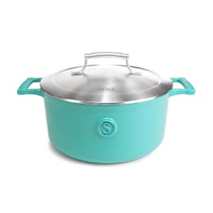 Saveur Selects Enameled Cast Iron 5-Qt. Dutch Oven w/ Stainless Lid for $100 Saveur Selects Enameled Cast Iron 5-Qt. Dutch Oven w/ Stainless Lid for $100