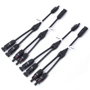 BougeRV MC4 Y Parallel Connectors 2-Pairs for $12 BougeRV MC4 Y Parallel Connectors 2-Pairs for $12
