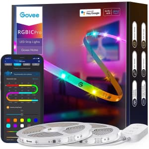 Govee 65.6-foot RGBIC LED Strip Lights for $68 Govee 65.6-foot RGBIC LED Strip Lights for $68