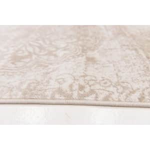 Unique Loom Sofia Traditional Area Rug, 3' 3" x 19' 8" Runner, Tan/Ivory for $92 Unique Loom Sofia Traditional Area Rug, 3' 3" x 19' 8" Runner, Tan/Ivory for $92