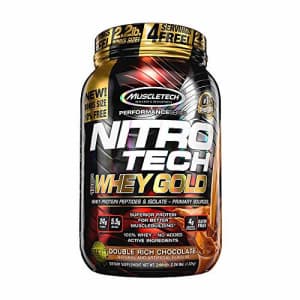 Whey Protein Powder | MuscleTech Nitro-Tech Whey Gold Protein Powder | Whey Protein Isolate for $39 Whey Protein Powder | MuscleTech Nitro-Tech Whey Gold Protein Powder | Whey Protein Isolate for $39