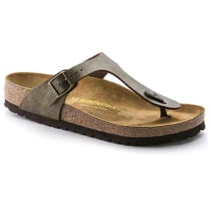 Birkenstock Men's or Women's Gizeh Birko-Flor Thong Sandals for $60 Birkenstock Men's or Women's Gizeh Birko-Flor Thong Sandals for $60