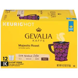 Gevalia Majestic Roast K-Cup Coffee Pods (72 Pods, 12 Count (Pack of 6)) for $44 Gevalia Majestic Roast K-Cup Coffee Pods (72 Pods, 12 Count (Pack of 6)) for $44