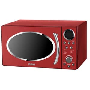 RCA RMW987-RED 0.9 cu. ft. Retro Microwave, Red for $140