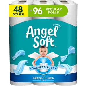Angel Soft Toilet Paper Double Roll 48-Pack for $23 Angel Soft Toilet Paper Double Roll 48-Pack for $23