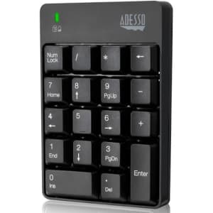 Adesso Wireless 18-Key Numeric Keypad for $21