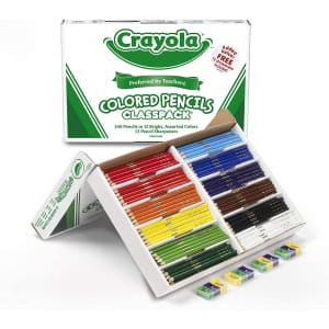 Crayola 240-Count Colored Pencils Classpack for $29 Crayola 240-Count Colored Pencils Classpack for $29