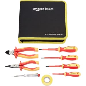 Amazon Basics 8-Piece 1,000V Insulated Tool Set for $14