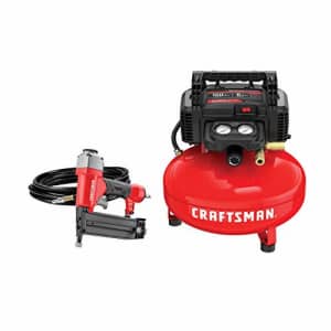 Craftsman 6-Gallon Portable Electric Pancake Air Compressor w/ Brad Nailer for $169 Craftsman 6-Gallon Portable Electric Pancake Air Compressor w/ Brad Nailer for $169