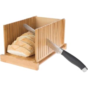Bamboo Bread Slicer for $19