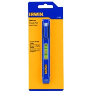 IRWIN Tools Pocket Level, Blue, (1794485) for $11