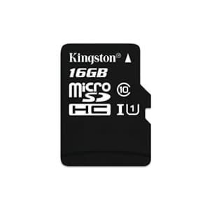 Kingston Digital 16GB Micro SDHC UHS-I Class 10 IndustrialTemp Card (SDCIT/16GBSP) for $14