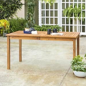Walker Edison Furniture Company AZWSDTBR 6 Person Outdoor Patio Wood Rectangle Dining Table All for $313 Walker Edison Furniture Company AZWSDTBR 6 Person Outdoor Patio Wood Rectangle Dining Table All for $313