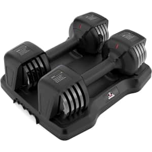 Hapbear 12.5-lb. Adjustable Dumbbell Set for $65 Hapbear 12.5-lb. Adjustable Dumbbell Set for $65