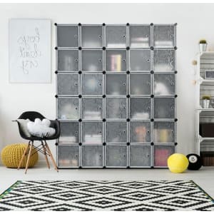 DIY 30-Cube Portable Closet Storage Organizer for $138