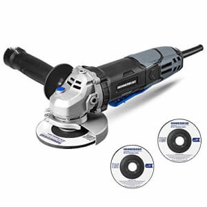 Hammerhead 6-Amp 4-1/2 Inch Angle Grinder with 3 pcs Grinding Wheel HAAG060 for $35 Hammerhead 6-Amp 4-1/2 Inch Angle Grinder with 3 pcs Grinding Wheel HAAG060 for $35