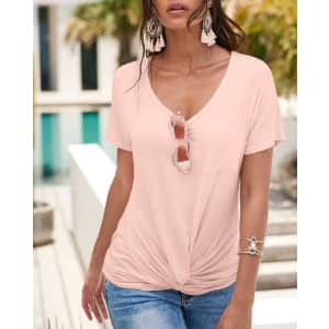 Venus Women's Twisted Knot Detail Tees: 3 for $55 Venus Women's Twisted Knot Detail Tees: 3 for $55