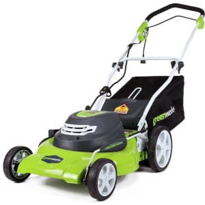 Greenworks 20" 12A 3-in-1 Electric Lawn Mower for $100 Greenworks 20" 12A 3-in-1 Electric Lawn Mower for $100