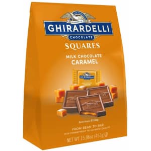 Ghirardelli 15.96-oz. Milk Chocolate Caramel Squares for $10 Ghirardelli 15.96-oz. Milk Chocolate Caramel Squares for $10