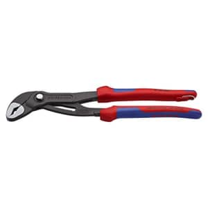 KNIPEX - 87 02 300 T BKA Tools - Cobra Water Pump Pliers, Multi-Component, Tethered Attachment for $56