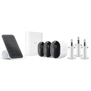 Arlo Pro 3 2K HDR Wire-Free 3-Camera Security System w/ Solar Panel & Outdoor Mount 3-Pack for $349 for members Arlo Pro 3 2K HDR Wire-Free 3-Camera Security System w/ Solar Panel & Outdoor Mount 3-Pack for $349 for members