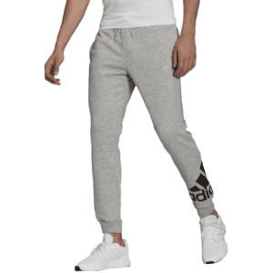 adidas Men's Essentials Fleece Tapered Cuff Logo Pants for $23