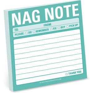 Knock Knock Nag Note Sticky Notes for $5