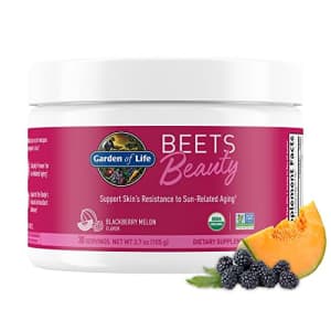 Garden of Life Organic Beet Root Powder with Antioxidants, Vitamin C, Probiotics, French Melon and for $21