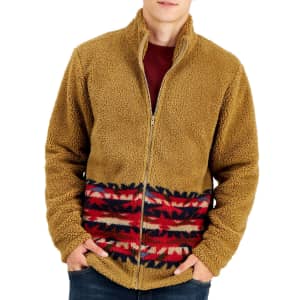 Sun + Stone Men's Sherpa Fleece at Macy's: for $20 Sun + Stone Men's Sherpa Fleece at Macy's: for $20