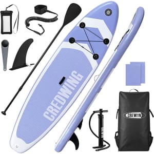 Crewyn Inflatable Stand Up Paddle Board Bundle for $330 Crewyn Inflatable Stand Up Paddle Board Bundle for $330