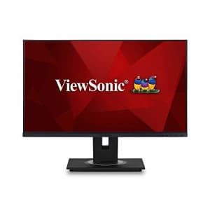 ViewSonic VG2455 24 Inch IPS 1080p Monitor with USB 3.1 Type C HDMI DisplayPort VGA and 40 Degree for $205