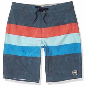 O'NEILL Men's 20 Inch Outseam Ultrasuede Swim Boardshort, Midnight/Freedom, 28 for $50 O'NEILL Men's 20 Inch Outseam Ultrasuede Swim Boardshort, Midnight/Freedom, 28 for $50