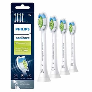 Philips Sonicare HX6064/65 Genuine DiamondClean replacement toothbrush heads, BrushSync technology, for $40