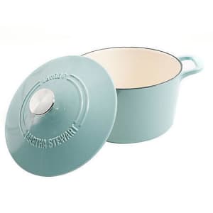 Martha Stewart 7-Quart Enameled Cast Iron Dutch Oven for $30 for members Martha Stewart 7-Quart Enameled Cast Iron Dutch Oven for $30 for members