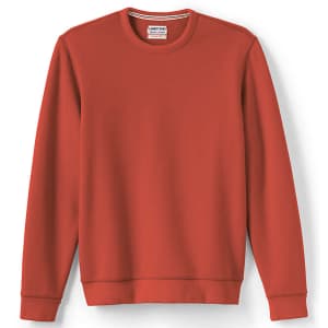 Lands' End Men's Serious Sweats Crewneck Sweatshirt for $8 Lands' End Men's Serious Sweats Crewneck Sweatshirt for $8