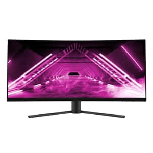 Monoprice Curved Ultrawide Gaming Monitor - 34in, 21:9, 3440x1440p, UWQHD, 165Hz, 1500R, VA, HDMI, for $644