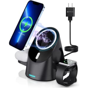 Privacy Please Ertupe 3-in-1 Magnetic Wireless Charging Station for $26