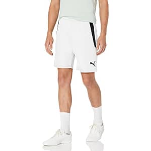 PUMA Men's TeamLIGA Shorts, White/Black, XL for $18 PUMA Men's TeamLIGA Shorts, White/Black, XL for $18