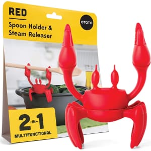 Ototo Red Crab Spoon Holder & Steam Releaser for $20