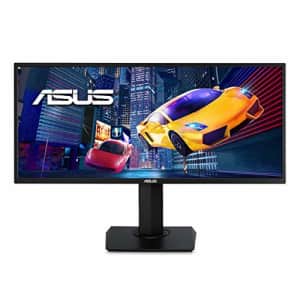 ASUS VP348QGL 34 Ultra-Wide Freesync HDR Gaming Monitor 75Hz 1440P Eye Care DisplayPort HDMI,Black for $360