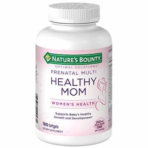 Nature's Bounty Healthy Mom Prenatal Dietary Supplement-Provides Essential Nutrients for You and for $41
