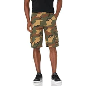 Beverly Hills Polo Club Men's Basic Cargo Shorts Non-Belted, Green Camo 6477A, 36 for $17 Beverly Hills Polo Club Men's Basic Cargo Shorts Non-Belted, Green Camo 6477A, 36 for $17