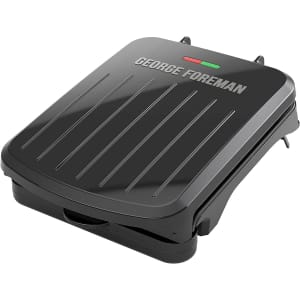 George Foreman 2-Serving Indoor Grill and Panini Press for $15