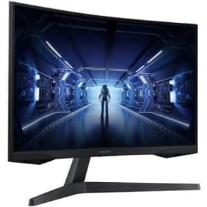 Samsung Odyssey G5 27" 1440p HDR 144Hz LED Curved Gaming Monitor for $240