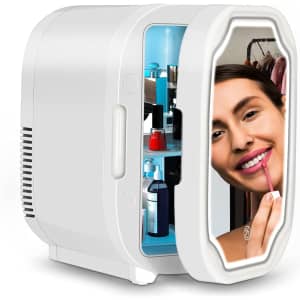 Amerfist 8-Liter LED Mirrored Skin Care Beauty Fridge for $40 Amerfist 8-Liter LED Mirrored Skin Care Beauty Fridge for $40