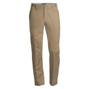 Lands' End Men's Tailored Fit No Iron Chino Pants for $16
