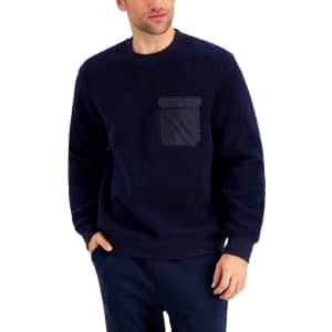 Alfani Men's Fleece Sweatshirt for $7