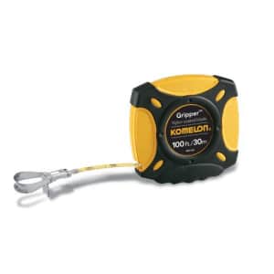 Komelon 9901IM Gripper Closed Case Long Tape Measure Inch/Metric Scale with Nylon Coated Steel for $15