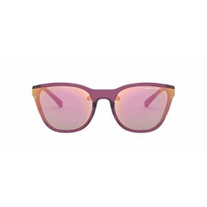 A|X Armani Exchange Women's AX4097S Square Sunglasses, Violet/Grey Rose Gold Mirrored, 60 mm for $69 A|X Armani Exchange Women's AX4097S Square Sunglasses, Violet/Grey Rose Gold Mirrored, 60 mm for $69